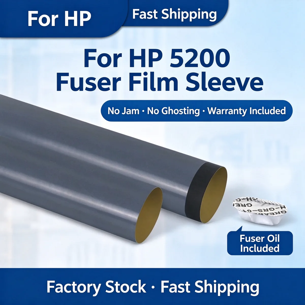 For HP 5200 Fuser Film Sleeve view 1