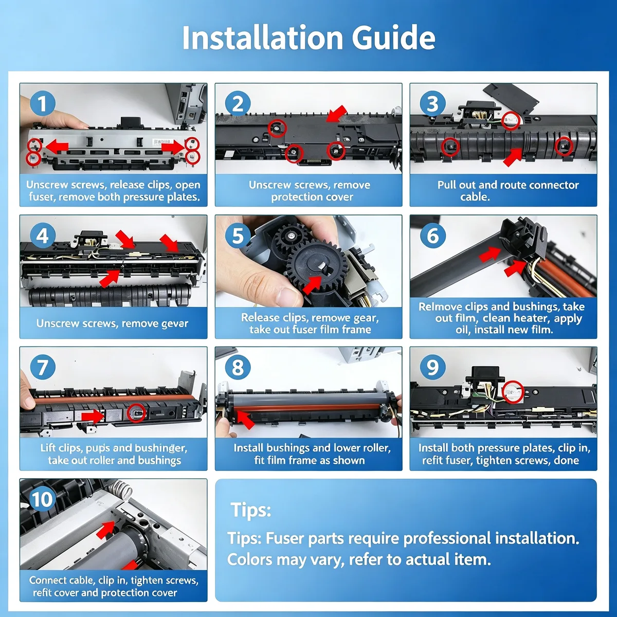 For HP 5200 Fuser Film Sleeve view 5