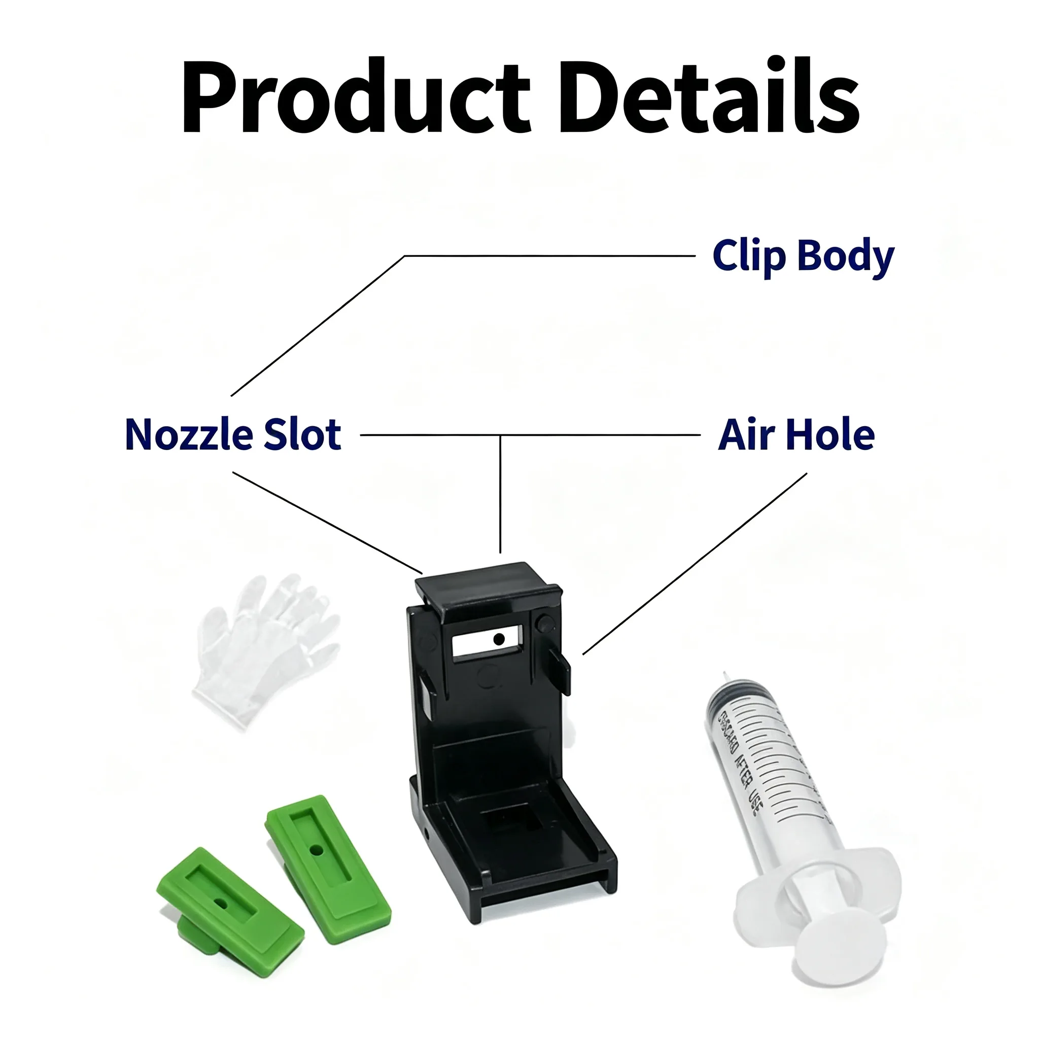 HP 803 Ink Cartridge Clip view 3