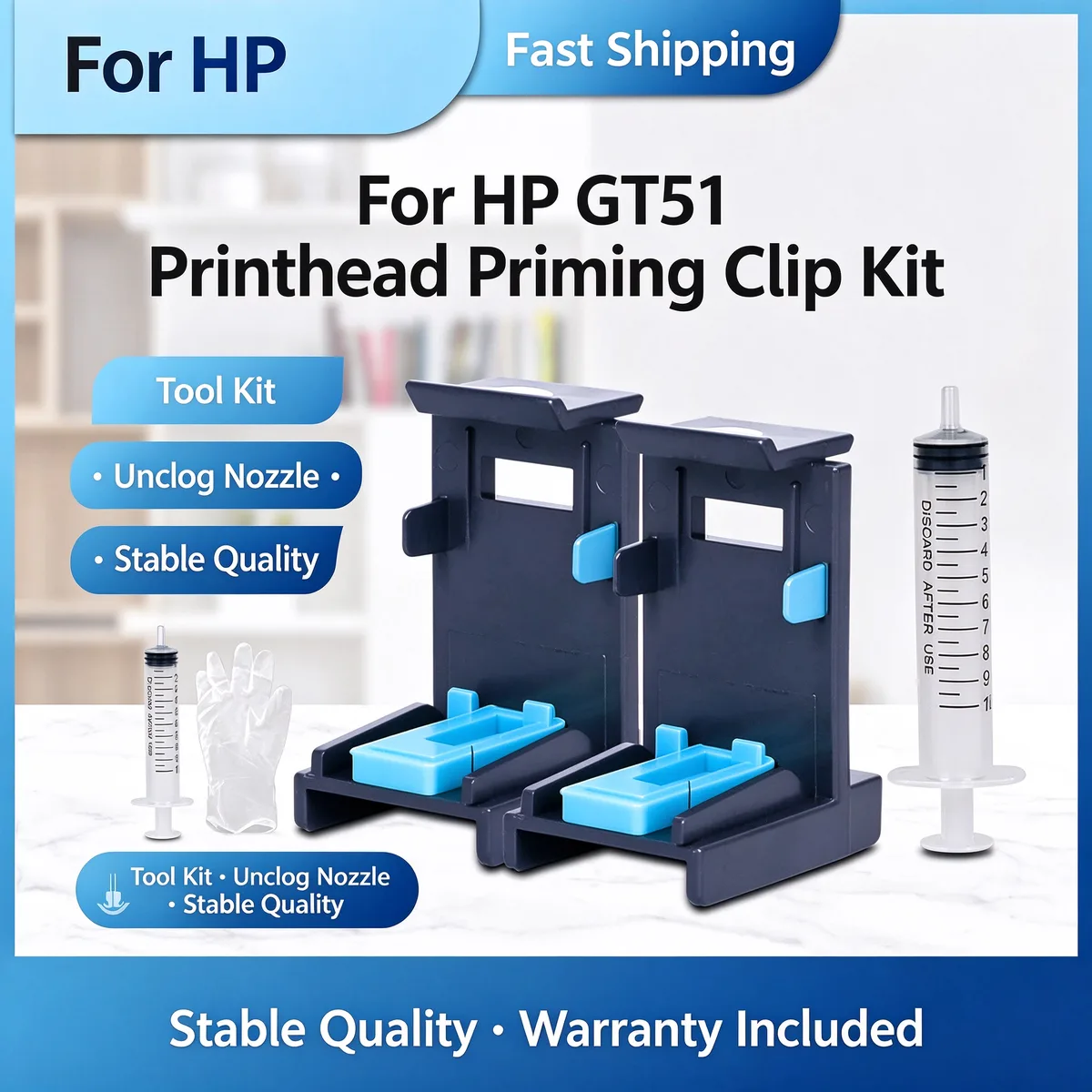 For HP GT51 Printhead Priming Clip Kit view 1