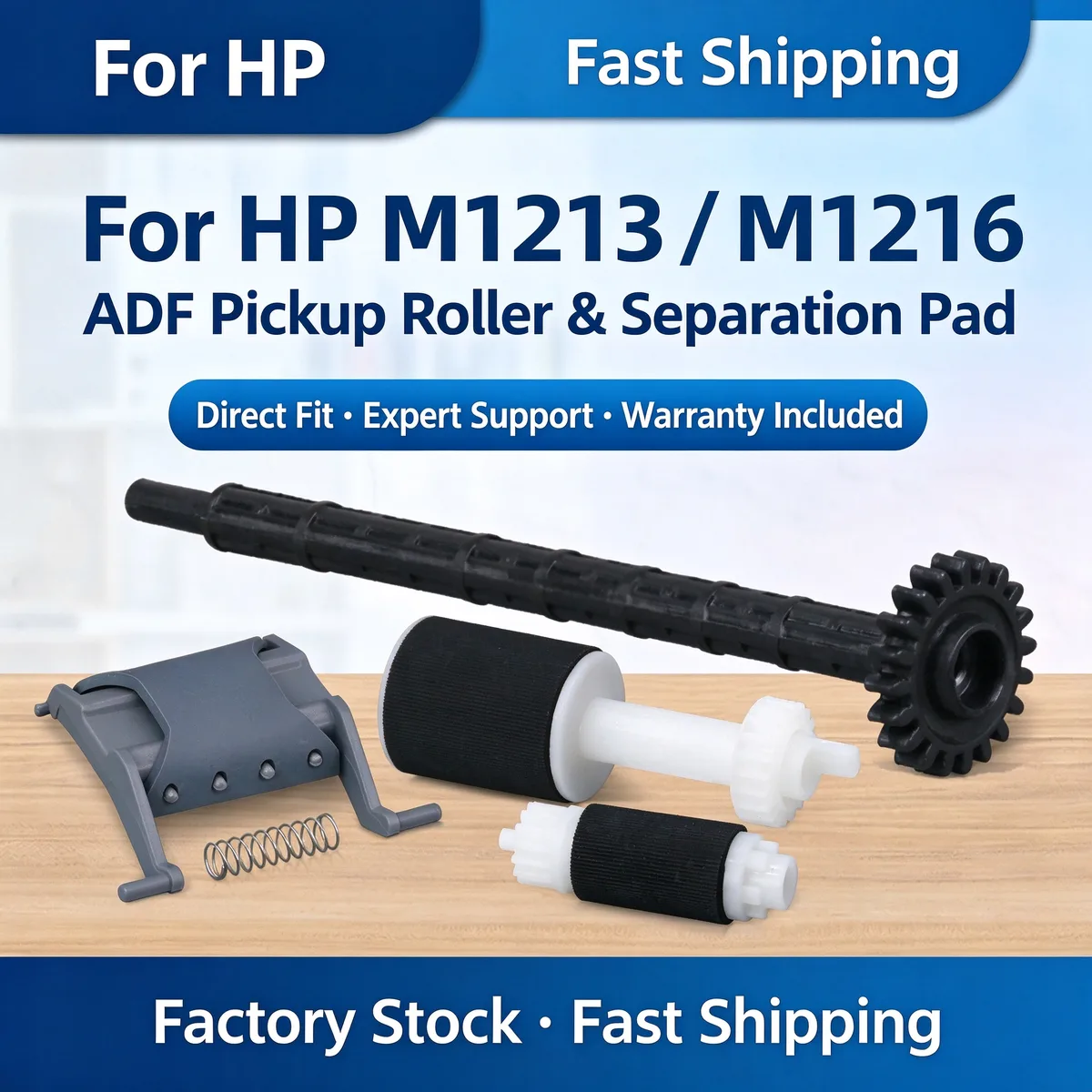 For HP M1213 ADF Pickup Roller & Separation Pad Kit view 1
