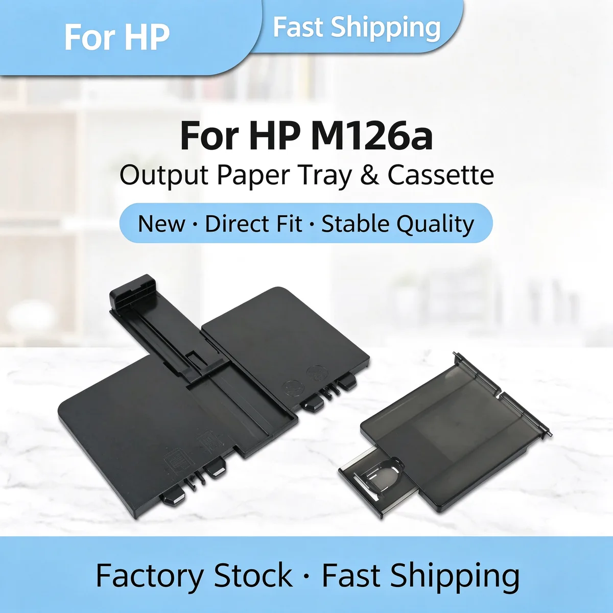 For HP M126a Output Paper Tray & Cassette view 1