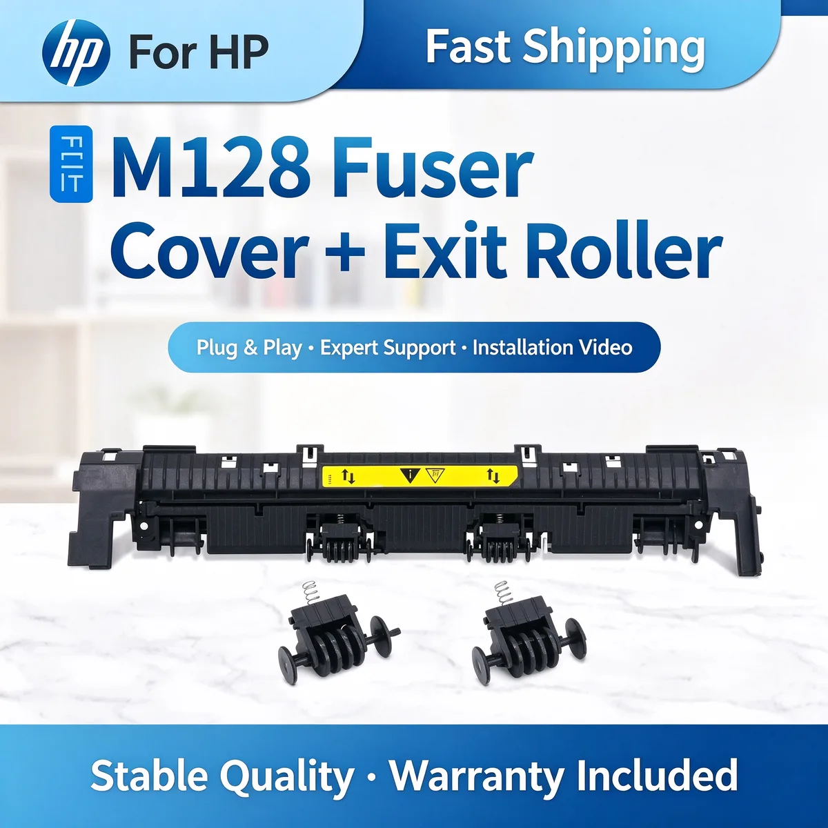 For HP M128 Fuser Cover + Exit Roller view 1