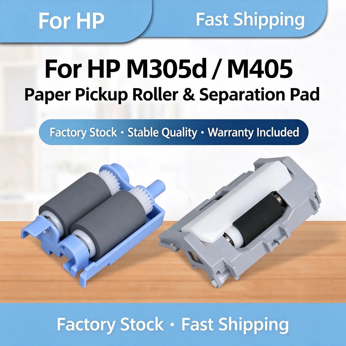For HP M305d Paper Pickup Roller & Separation Pad view 1