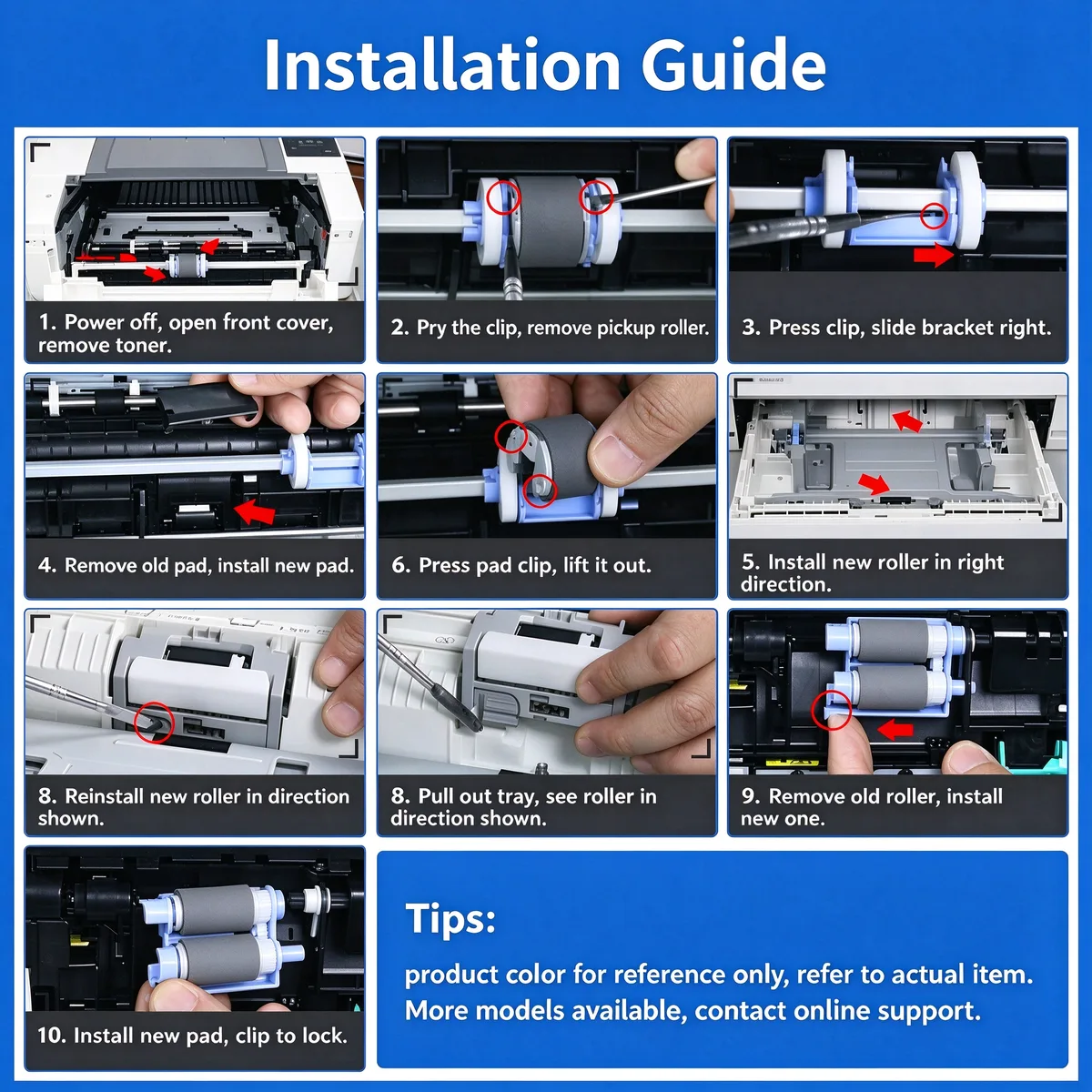 For HP M403d Pickup Roller view 5