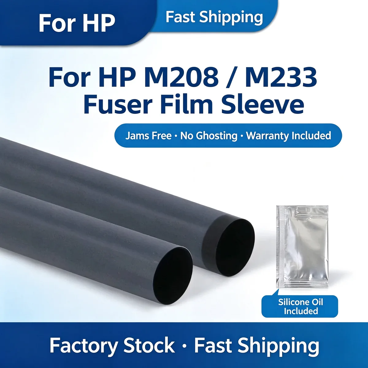 For HP Tank 2606dn Fuser Film Sleeve view 1