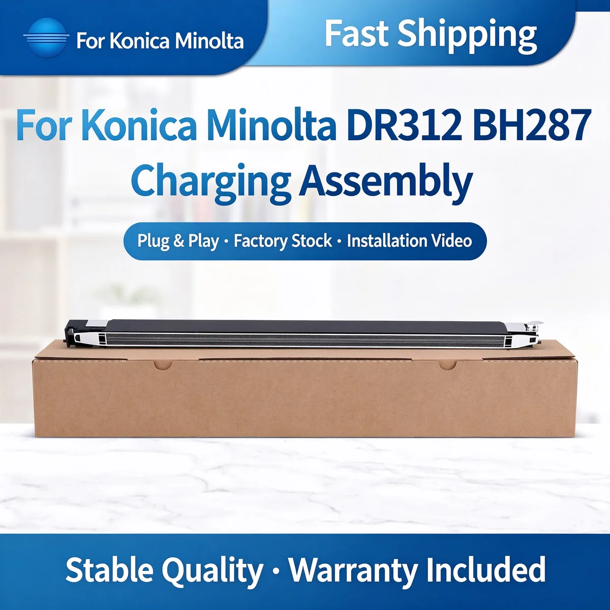 For Konica Minolta DR312 BH287 Charging Assembly view 1