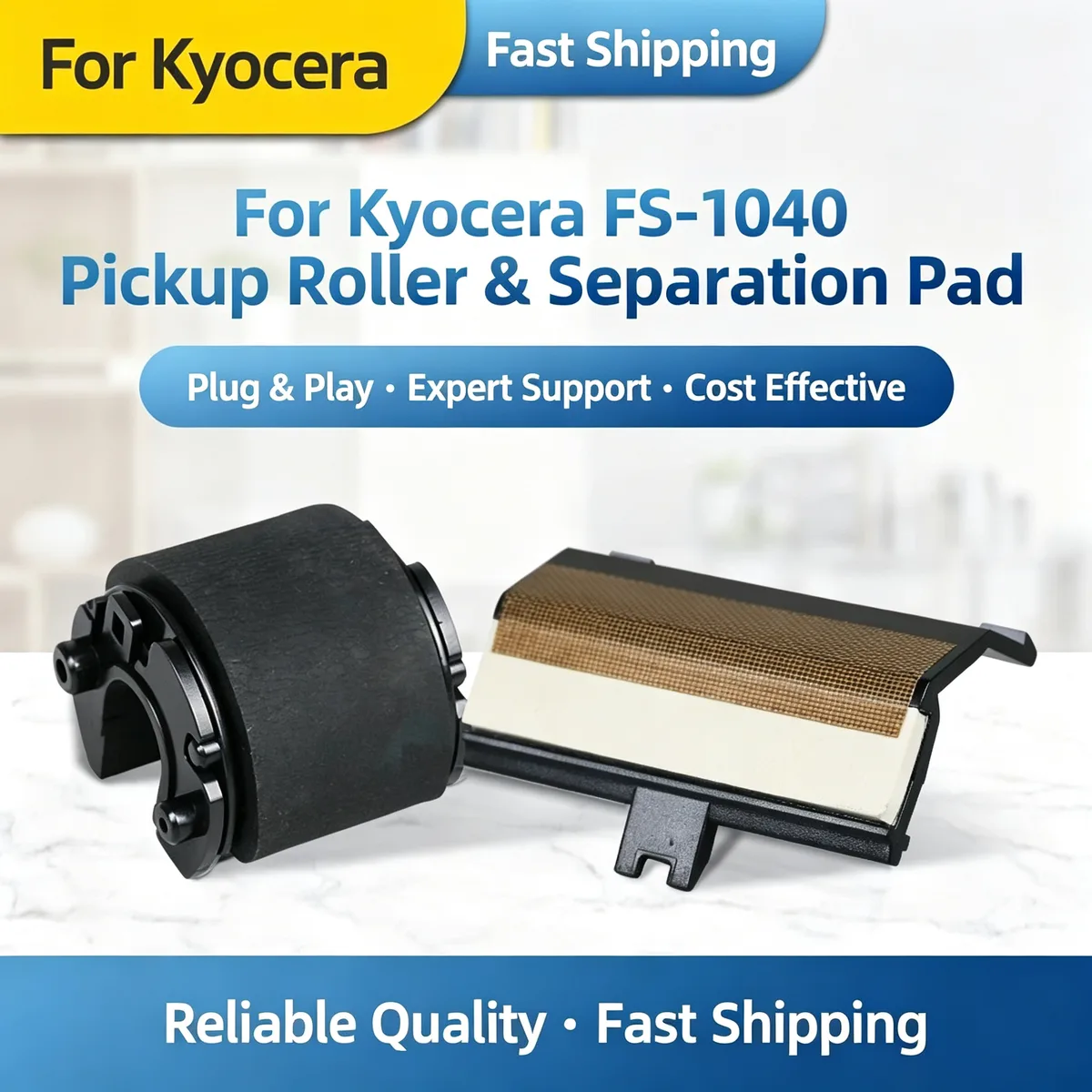 For Kyocera FS-1040 Pickup Roller & Separation Pad view 1