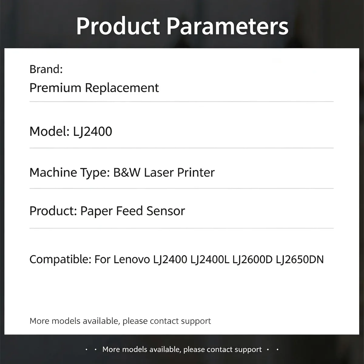 For Lenovo LJ2400 Paper Feed Sensor view 4