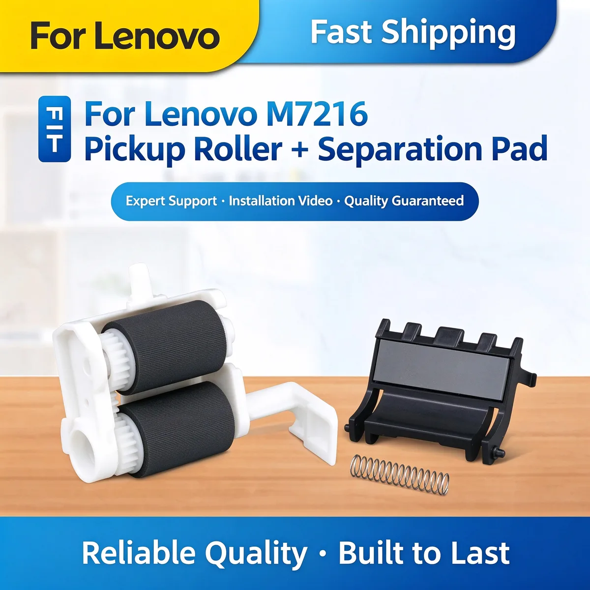 For Lenovo M7216 Pickup Roller + Separation Pad view 1