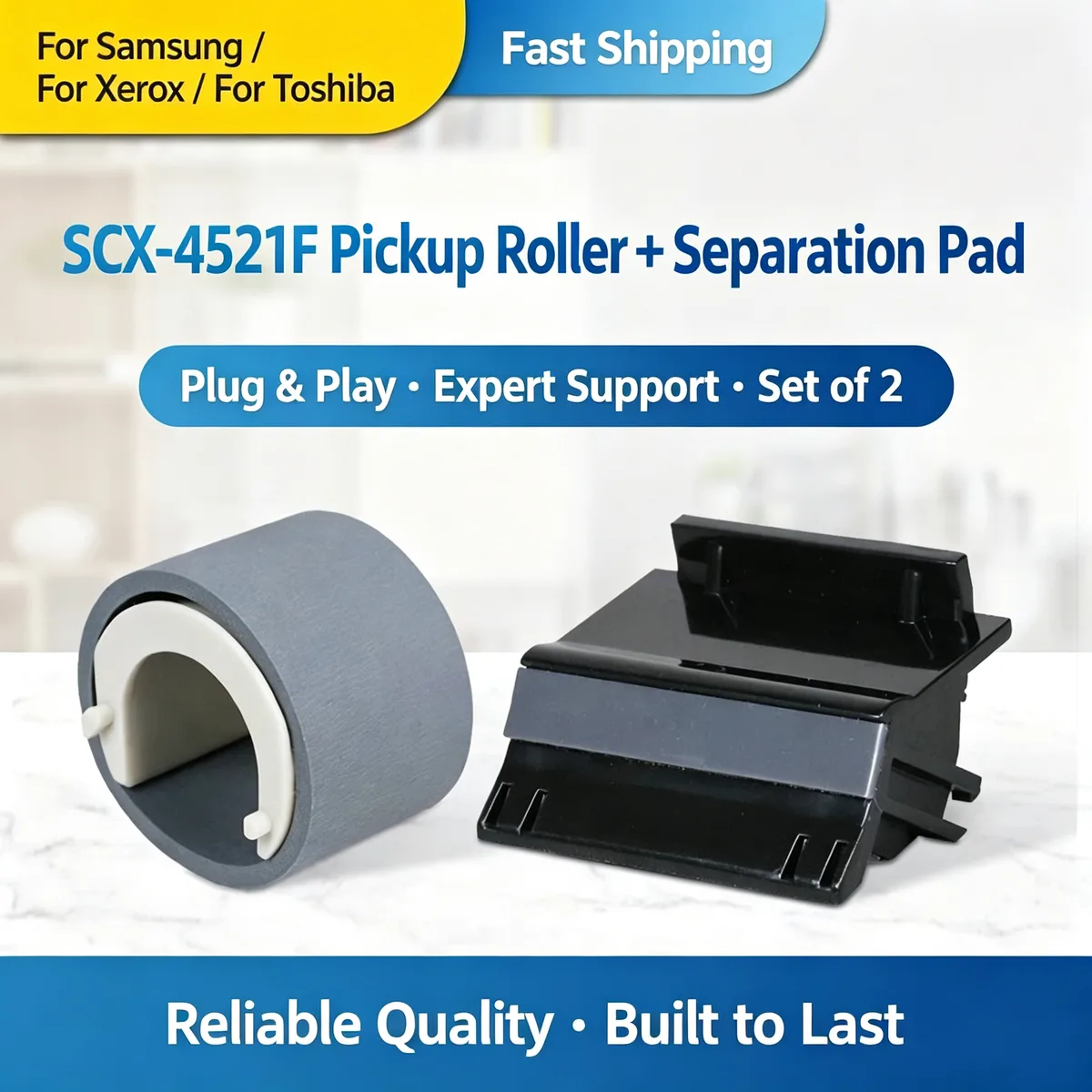 For Samsung SCX-4521F Pickup Roller + Separation Pad view 1