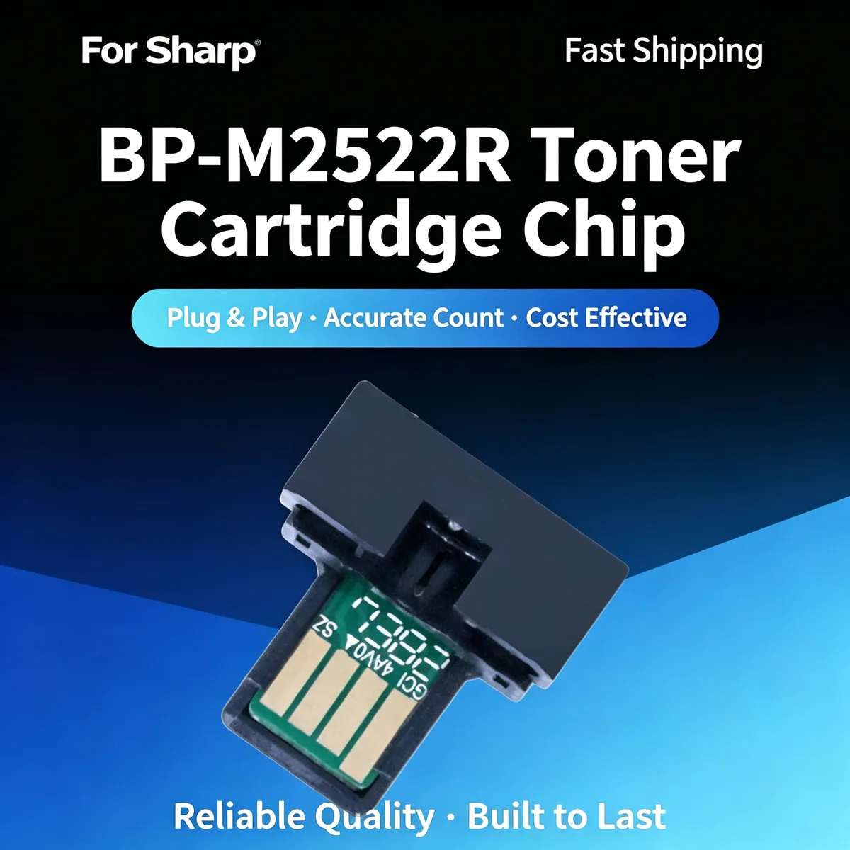 For Sharp BP-M2522R Toner Cartridge Chip view 1